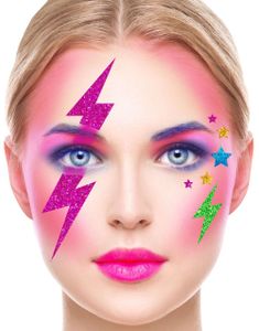 Lyn - Selvklebende Ansikt Glitter