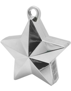 Ballongvekt med Stjerneform - Sølvfarget