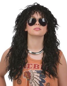 Heavy Rocker Parykk - Svart