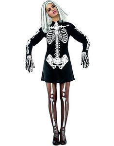B-VARE! Skjelett-Kjole