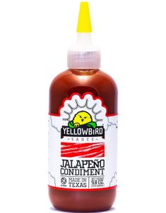 Yellowbird Jalapeno Condiment - Sterk Jalapenosaus med Gulrotbase 278 gram (USA Import)