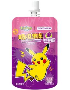 1 stk Pokemon Inhales Jelly Grape Flavour - Geledrikke med Druesmak 150 gram (Asia Import)