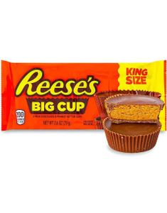 Reese's Big Cup with Pieces King Size - Reese's Cups med Reese's Pieces 79 gram (USA Import)