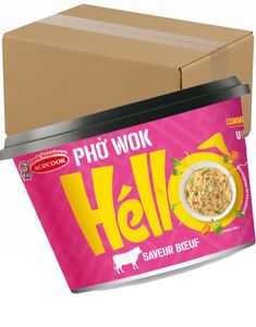 12 stk Pho Wok Bowl Beef Flavour - Pho med Biffsmak - HELLO - Hel Eske (Vietnam)