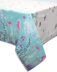 Havfrue Tema Plastduk 137x213 cm