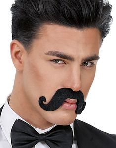 Stor Svart Snurrebart