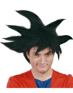Svart Anime Dragon Ball Inspirert Goku Parykk