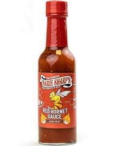 Marie Sharp's Red Hornet Sauce Lava Heat - Kjempesterk Chilisaus med Habanero og Hornet Chili 148 gram (Belize)