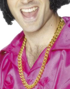 Kjetting Smykke i Gullfarget Metall