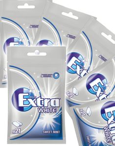 30 stk Extra White Sweet Mint - Selvlukkende Poser - Hel Eske 870 gram