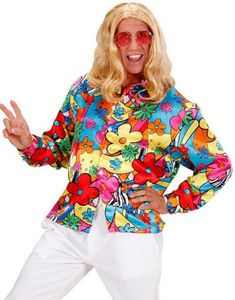 Flower Power Skjorte til Mann