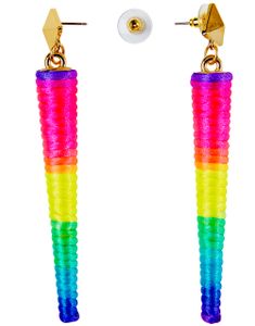 80-talls Neonfargede Øredobber