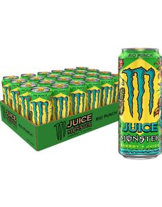24 stk Monster Energy Juiced Aussie Lemonade - Helt Brett 24x500 ml (UK Import)