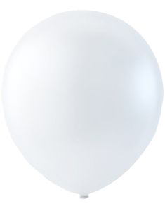100 stk 13 cm - MEGAPACK - Hvite Små Ballonger