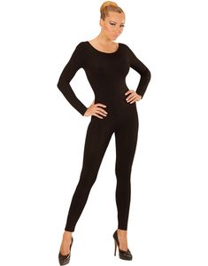 Svart Bodysuit med Lange Ermer