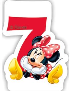 Disney Kakelys med Minni Mus med 7 Tall
