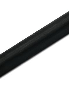 SVART Gjennomsiktig Organzaløper 36 cm x 9 meter