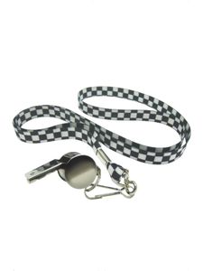 Fløyte med Rutete Svart og Hvit Rem