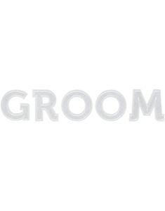GROOM Hvit Patch
