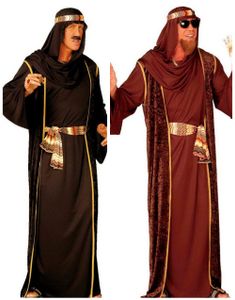 Parkostyme - Sjeik Kostymer Svart og Brun