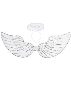 Englevinger med Paljetter og Glorie