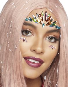 Avri Fargerike Ansiktsstener / Smykker 