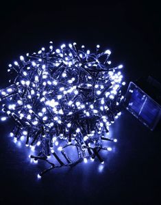 11 meter Lang Lysslynge med 560 Kaldhvite LED-lys - Innen- og Utendørsbruk