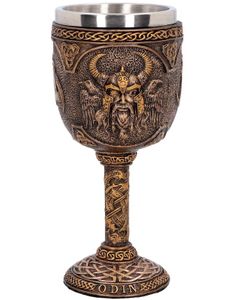 Bronsefarget Odin Drikkebeger 17 cm