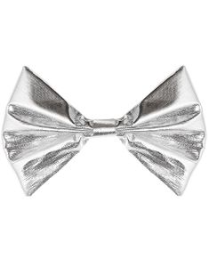 Sølvfarget Metallisk Tversoversløyfe