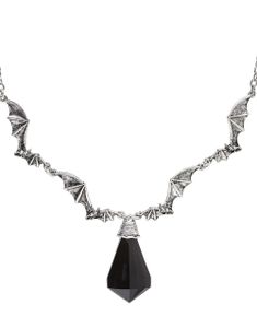 Gotisk Smykke med Flaggermus og Sten