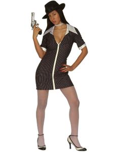 Gangster Kjole - Kostyme