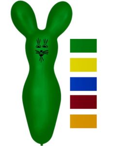 5 stk Museformede Ballonger i Flere Farger