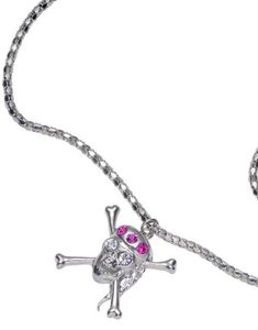 Smykke med Pirat Skull og Stener