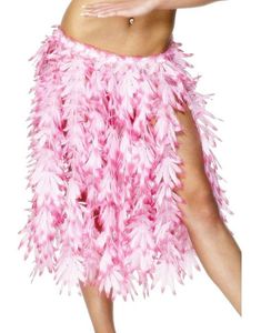 Hawaii-skjørt med Rosa Blomster