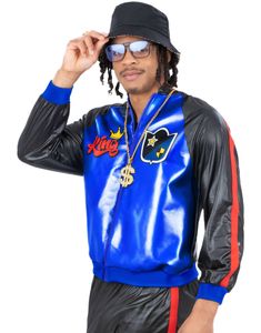 80's Jam Master Kostymejakke til Herre