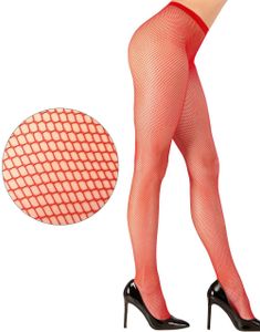 Sexy Rød Nettingstrømpebukse