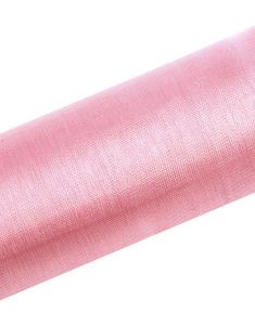 LYS ROSA Gjennomsiktig Organzaløper 16 cm x 9 meter