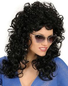 Curly Dolita - Svart Parykk