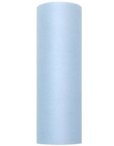 LYS BLÅTT Tyll på Rull 15 cm x 9 meter