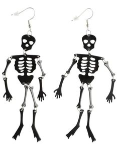 Danglende Skjelett Øredobber
