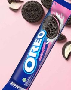 Oreo Strawberry Creme - Oreokjeks med Jordbærsmak 119,6 gram