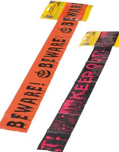 2 Pakker med Sperrebånd - Keep Out / Beware - Pakketilbud