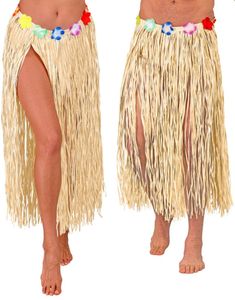 Stråkjørt med Blomsterbelte 80 cm