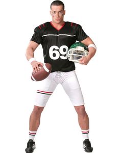 Quarterback Fotballspiller Herrekostyme