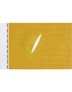 100 stk Nummererte Tyvek Festivalarmbånd / Entrearmbånd - Gullfarget