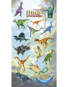 15 Stk Dinosaur Klistremerker
