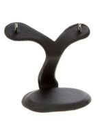 Flott lite stativ i imitert skinn til 2 piercinger