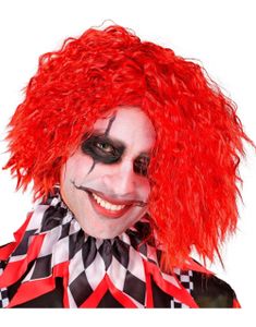 Rød The Joker Inspirert Parykk