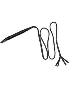 Flettet Svart Pisk 180 cm